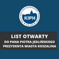 List otwarty do Prezydenta Miasta Koszalina wraz z odpowiedzią.